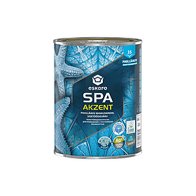 Вологостійка фарба для стін та стелі Eskaro Akzent Spa напівглянець 0.9л