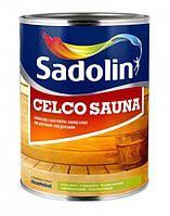 Лак для сауны и бани Sadolin Celco Sauna полуматовый 1л