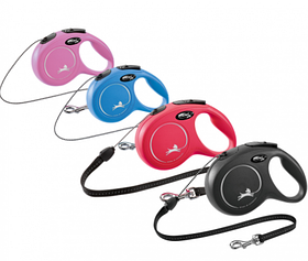 Рулетка Flexi New Classic трос, M 8м/до 20 кг