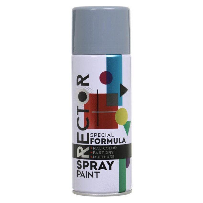 Емаль 7046 Сіра універсальна аерозоль 400мл Rector