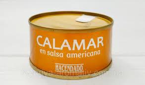 Кальмар кусочками в американском соусе Hacendado Calamar en salsa americana 240 г (3x80 г) - фото 3 - id-p1387827837