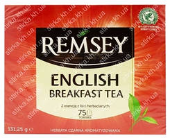 Чай чорний Англійський сніданок Remsey English Breakfast (75х1,75г) 131,25г Польща