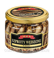Шпроти в олії Szproty Wedzone M&K 250 г Польща