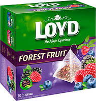 Чай с лесными фруктами Loyd Forest Fruit 20 пирамидок Польша