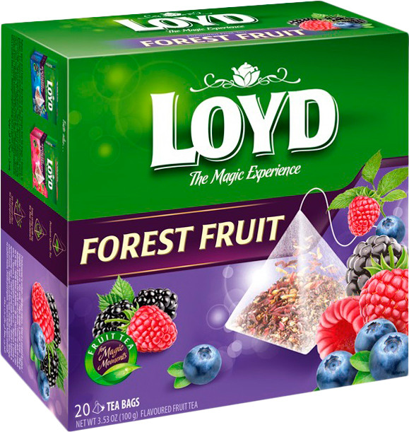 Чай з лісовими фруктами Loyd Forest Fruit 20 пірамідок Польща