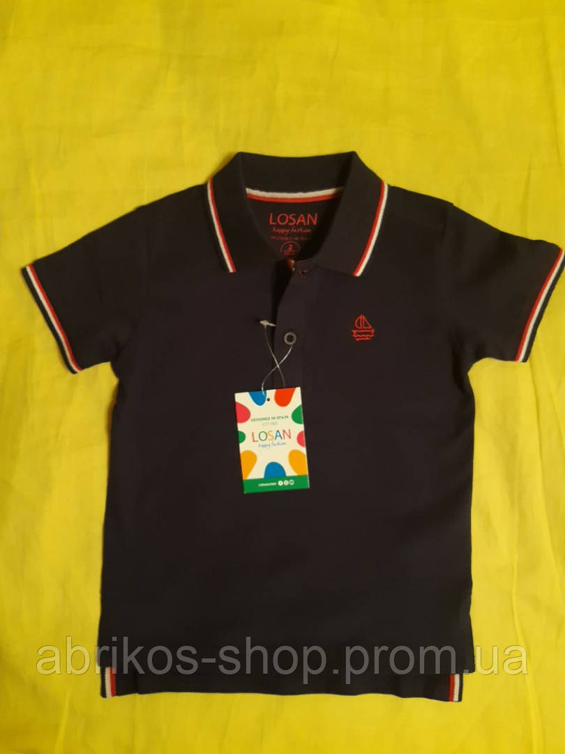 Футболка-поло темно-синя Іспанія.Ріст 92, фото 1