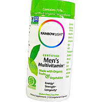 Витамины для мужчин Rainbow Light Certified Men's Multivitamin 120 капс Минеральный комплекс для спортсменов