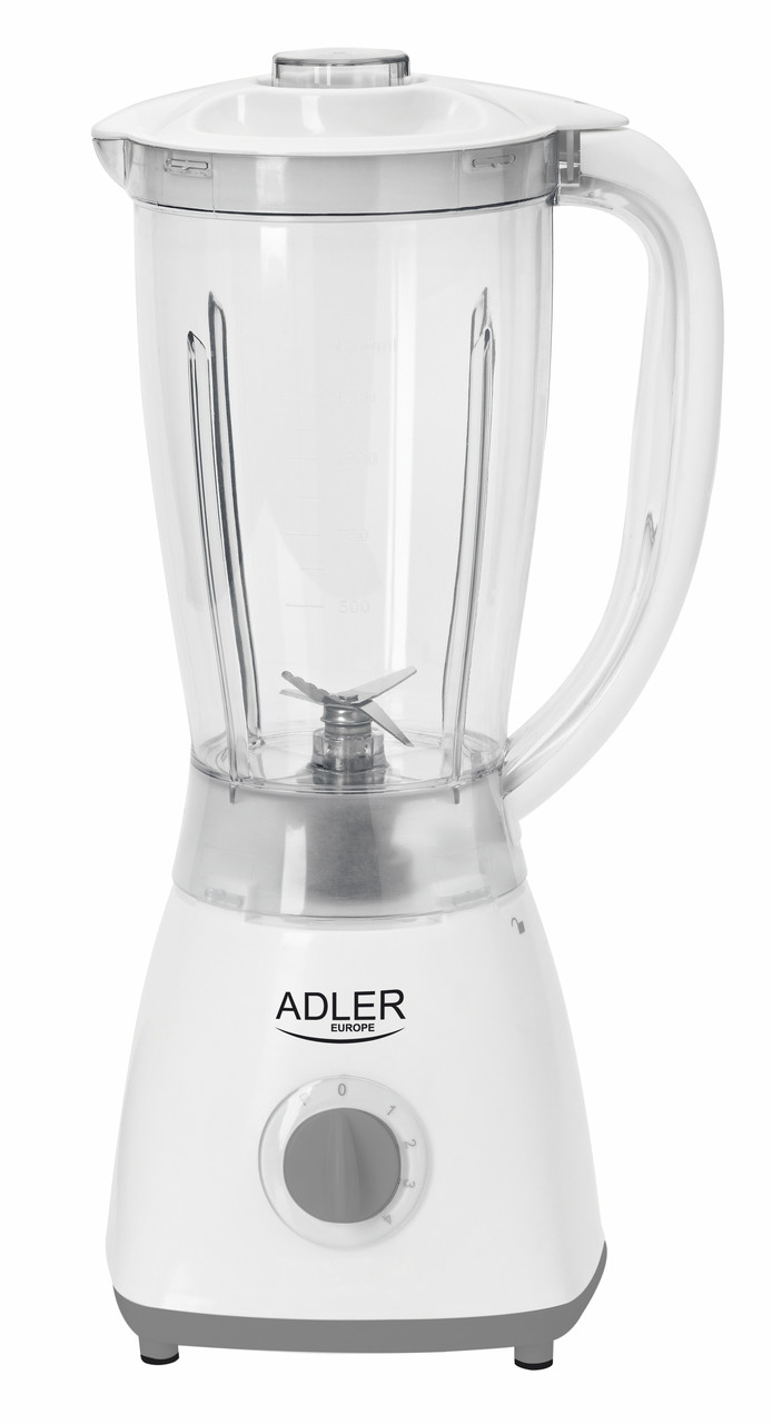 Блендер стаціонарний Adler AD 4057 потужністю 450 Вт з 4 швидкостями і чашею на 1.5 л