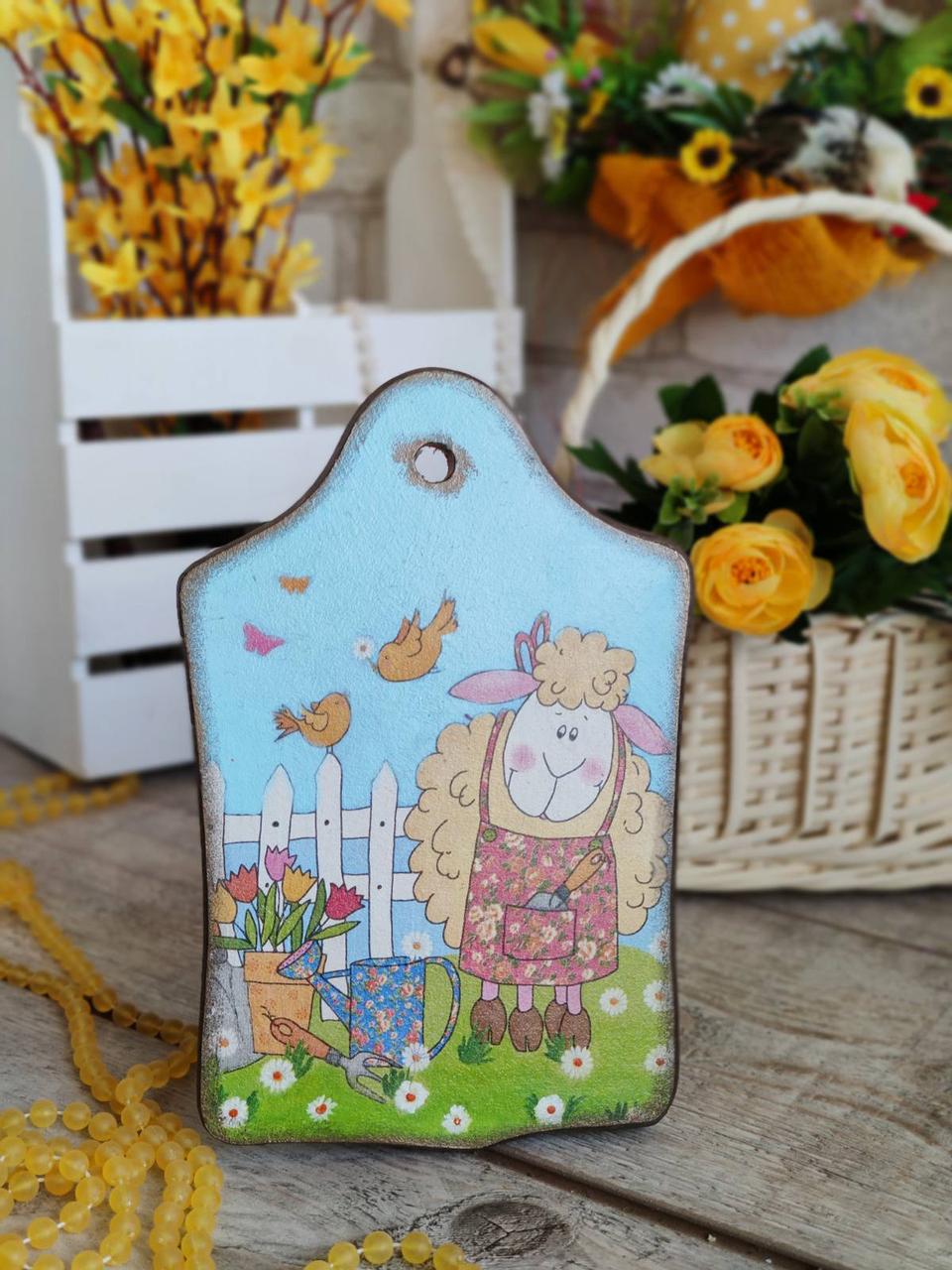 Дошка кухонна із дерева, для декору, Н -22см, 95 грн, великодній декор, фото 1