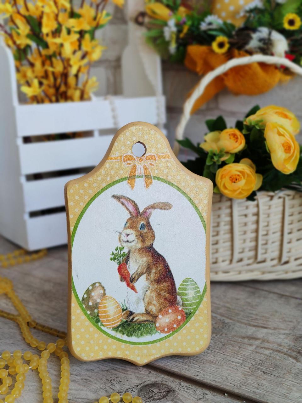 Дошка кухонна із дерева, для декору, Н -22см, 135/105 грн, великодній декор, фото 1