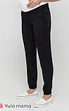 Легкі брюки для вагітних Biom S Юла Мама Чорний TR-21.031, фото 3