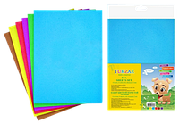 Фоамиран Набор цветная пористая резина А4 6 цветов, 2 мм Tz-10107