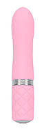 Розкішний вібратор PILLOW TALK - Flirty Pink з кристалом Сваровські, гнучка голівка
