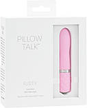 Розкішний вібратор PILLOW TALK - Flirty Pink з кристалом Сваровські, гнучка голівка, фото 7