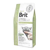 Brit Veterinary Diet Cat Grain free Diabetes 2 кг беззернова дієта у разі діабету