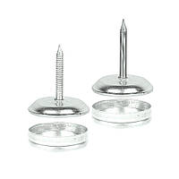 Заготовка для обтягування ґудзики тканиною на цвяхі No28/25 (D16,6 мм) 500 шт. Mikron