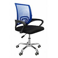 Крісло офісне на колесах Bonro Бонро B-619 Blue (40030001)