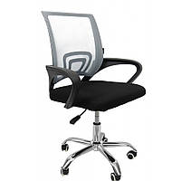 Крісло офісне на колесах Bonro Бонро B-619 Grey (40030003)