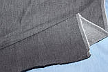Тканина Джинс меланж , №344 сірий темний (сорочка, сукня), фото 2