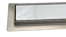 Душовий трап з нержавіючої сталі DESIRE Bianco Glass (500 мм х 70 мм), фото 5