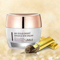 Крем проти зморщок для шкіри навколо очей з 24K золотом 30 г JNN-II 24K Gold Expert Wrinkle Eye Cream 30g