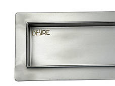 Душовий трап з нержавіючої сталі DESIRE Tesoro (400 мм х 70 мм), фото 5
