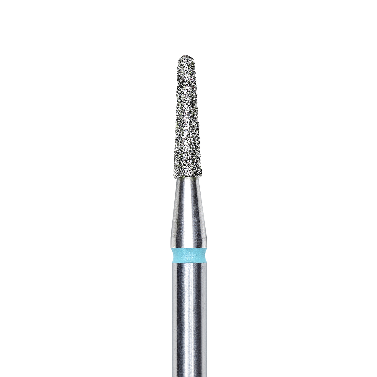 Фреза алмазна STALEKS усічений конус синя діаметр 1,8 мм / робоча частина 8 мм, фото 1