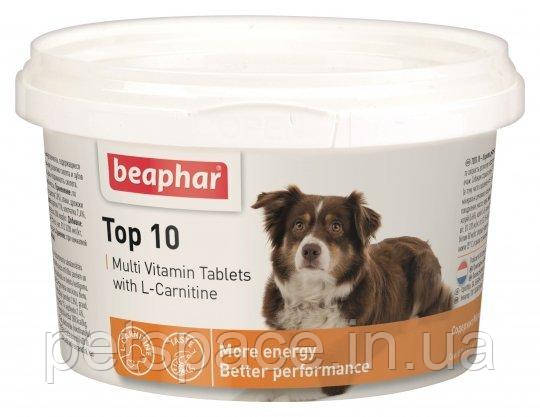 Мультивітаміни для собак Beaphar Top 10 Dog (Біфар) 180табл.