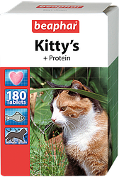 Вітамінізовані ласощі для котів Beaphar Kitty's+Protein (Біфар з протеїном) 75т.