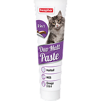 Мальт-паста для котов Beaphar Duo Malt Paste (Бифар 2 в1 выведение шерсти из желудка) 100г.