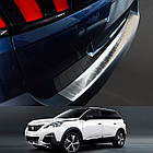 Захисна накладка на задній бампер для Peugeot 5008 II 2017-2024 /нерж.сталь/