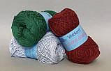 Пряжа бавовняна Vivchari Ethno-Cotton Classic, Color No.033 цегляний, фото 3