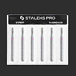 Фреза алмазна STALEKS полум'я червона діаметр 1,6 мм / робоча частина 8 мм, фото 3