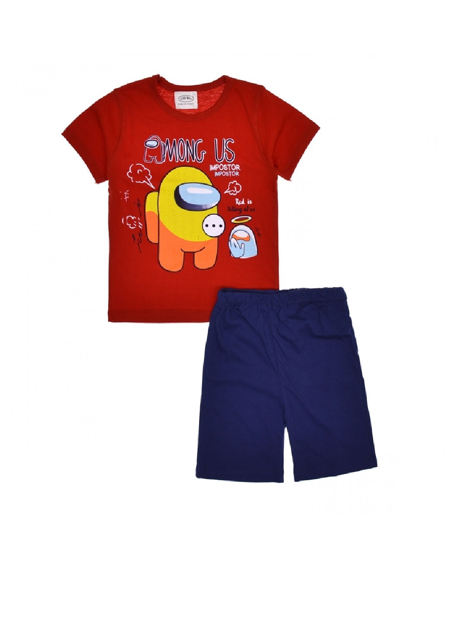 Костюм (шорти і футболка) для хлопчика 4 роки на літо Among US