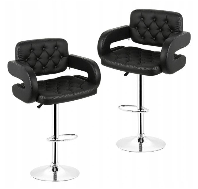 Уцінка! Стілець барний хокер Homart 922PS чорний (9248), фото 1