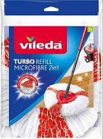 Насадка для швабры Vileda Easy Wring & Clean Turbo 2in1 картридж