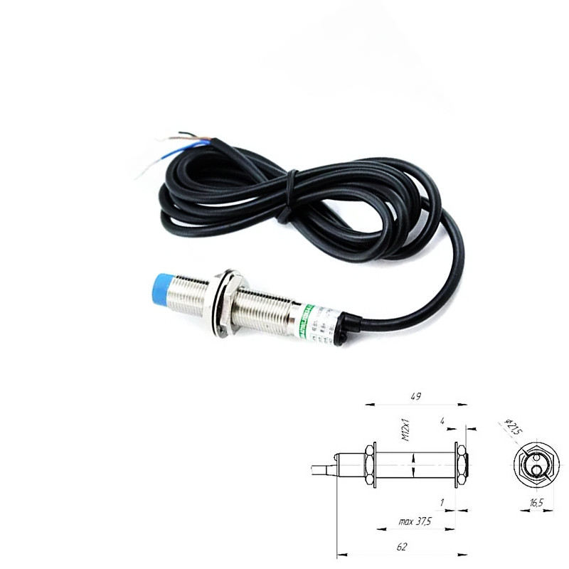 Активний кінцевий датчик ЧПУ LJ12A3-4-Z/BX NPN, фото 1
