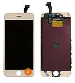 Дисплей (модуль) iPhone 6 (A1549/ A1586/ A1589) Білий оригінал з переклееным склом