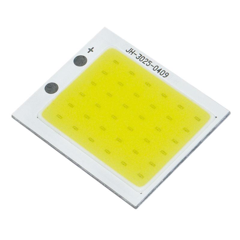 Світлодіод COB LED Потужність 3 Вт Вольтаж 12 V Розмір 30х25мм