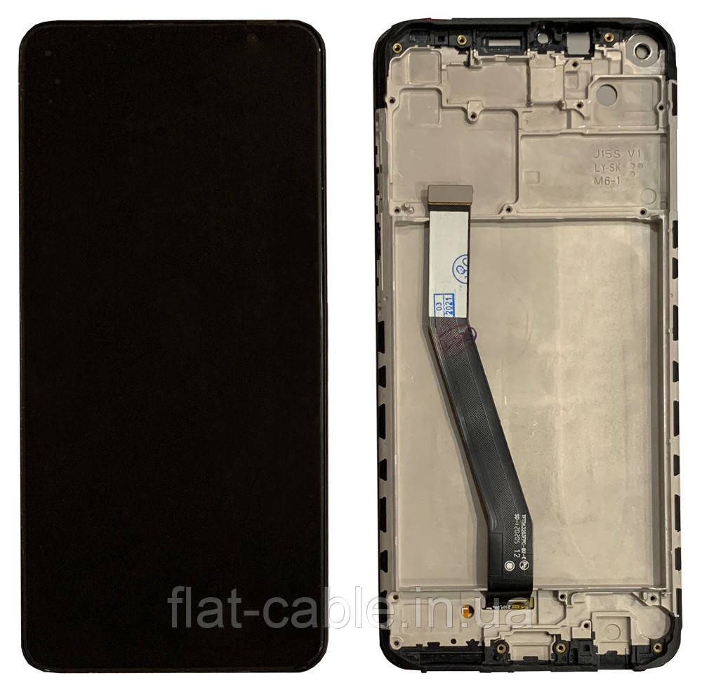 Дисплей + сенсор Xiaomi Redmi Note 9 в рамці Чорний (OEM)