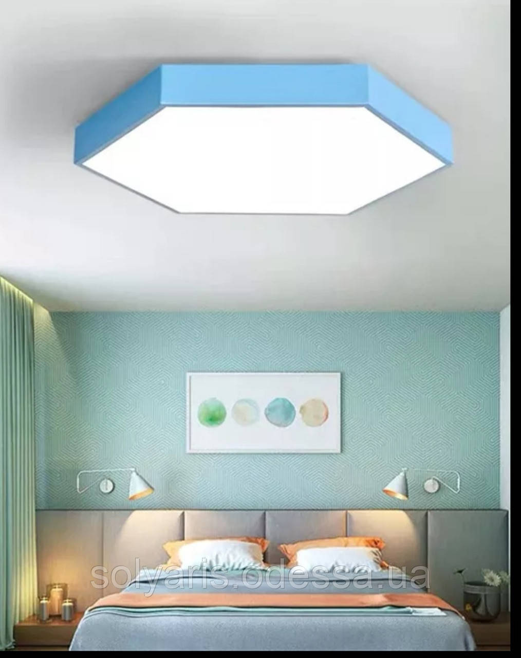 Люстра LED 752L75 BLUE 50см, фото 1