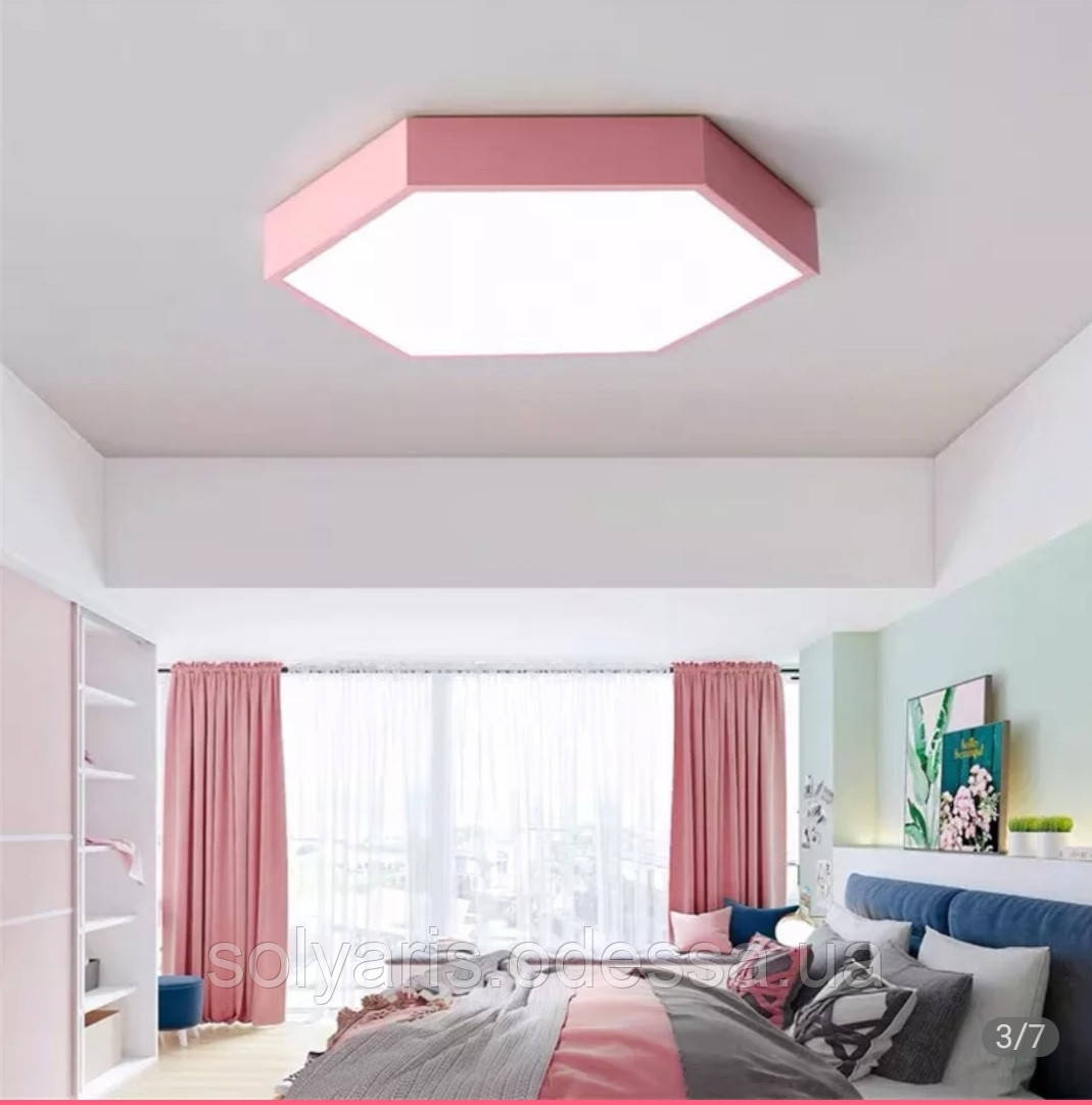 Люстра LED 752L75 PINK 50 см, фото 1