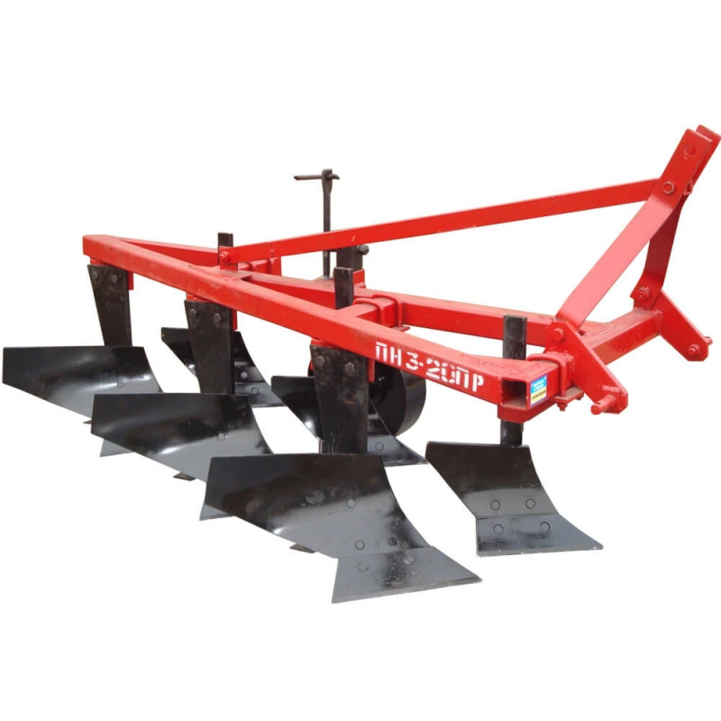 Трикорпусний плуг із передслужниками ПН-3-20 ПР на мінітрактор