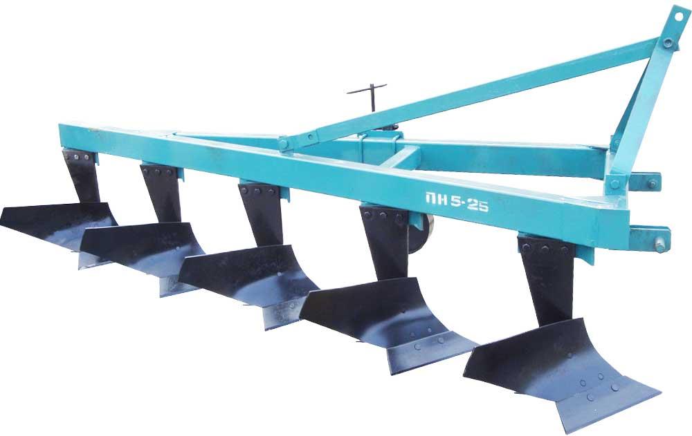 Плуг навісний п'ятикорпусний (лущник) ПН-5-25