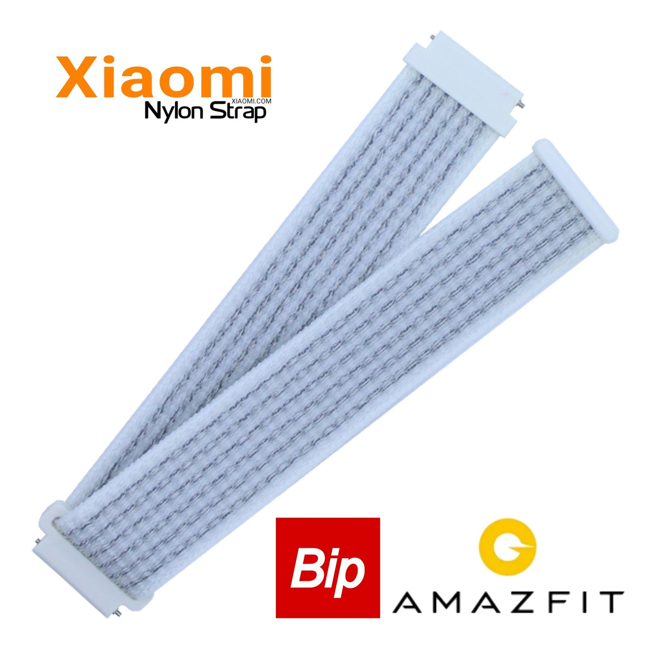 Нейлоновий ремінець для Xiaomi Amazfit Bip White