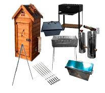 Мангали, Коптильное обладнання