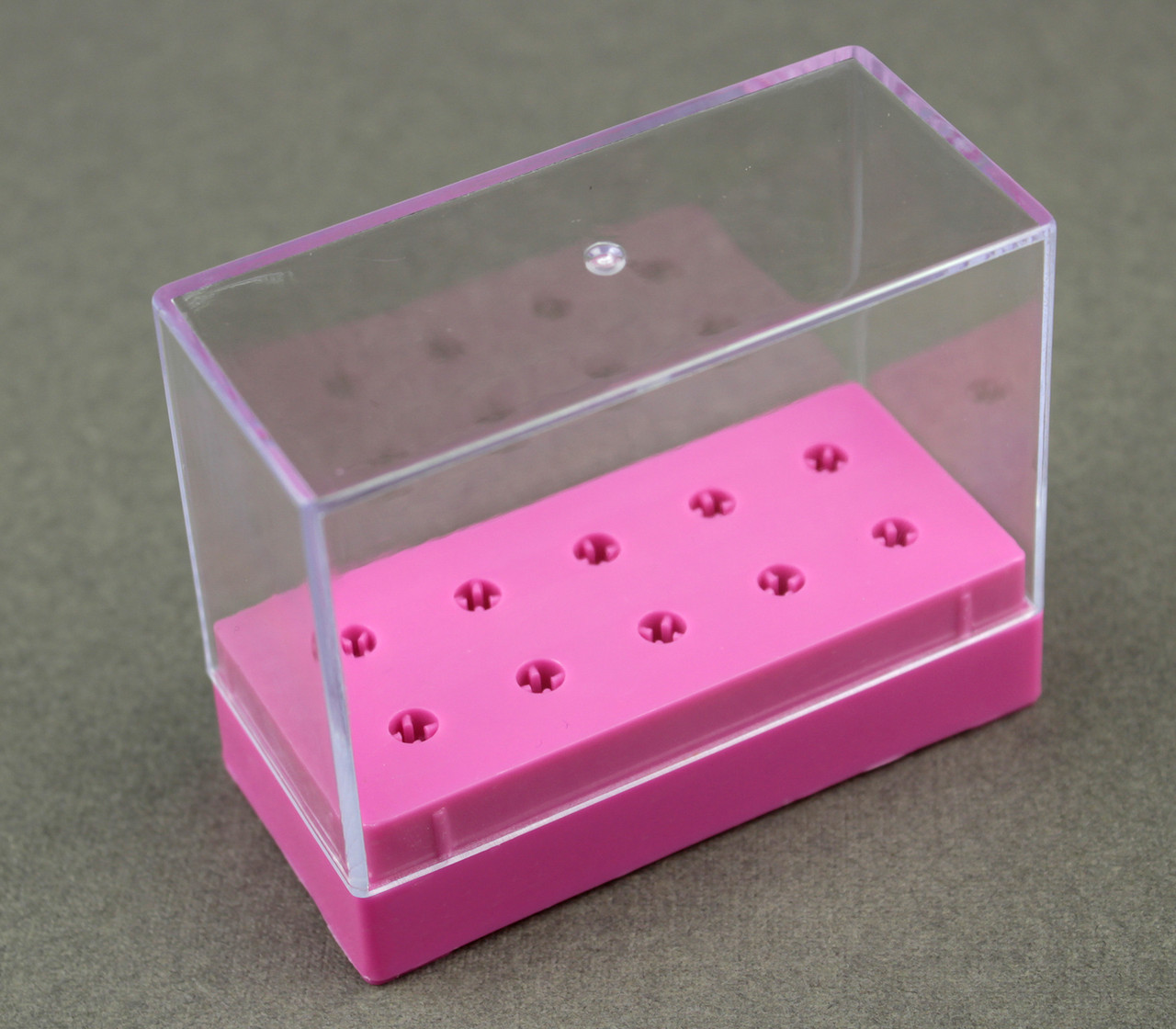 Підставка для манікюрних фрез насадок до фрезеру (10шт) зручний органайзер для зберігання насадок до фрезеру, фото 1