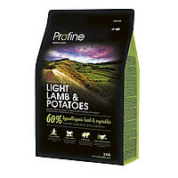 Сухой корм для собак с лишним весом Profine Light Lamb с ягненком 3 кг