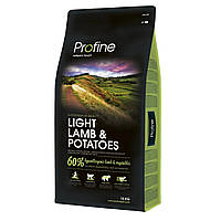 Сухий корм для собак із зайвою вагою Profine Light Lamb з ягням 15 кг