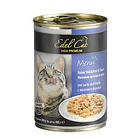Влажный корм для котов Edel Cat лосось и форель в соусе 400 гр